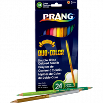 Prang® Duo-Color™ Double Sided Colored Pencils 24 Assorted Colours 12/pkg