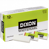 Dixon® White Pearl® Vinyl Eraser Large 12/box