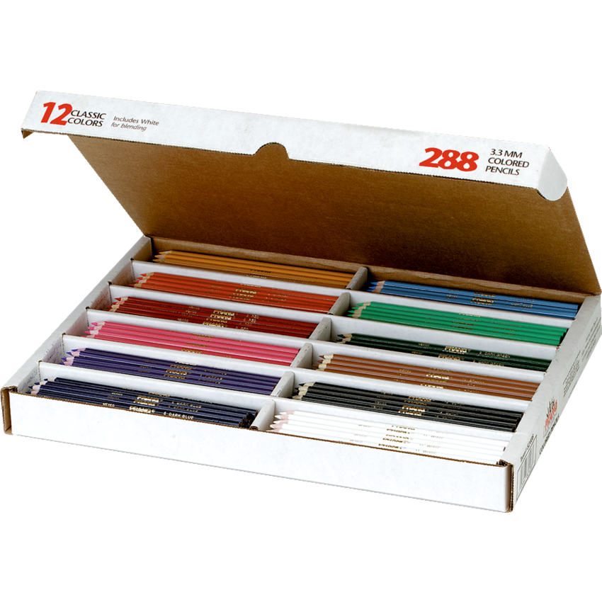 Madisi madisi colored pencils bulk - pre-sharpened - 24 packs of 12-count -  288 colored pencils for kids