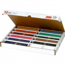 Prang® Classroom Pack Coloured Pencils Assorted Colours 288/cse
