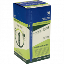 Dixon® Tratto 1 Uno Green Plastic Retractable Ball Point Pens Medium Blue 50/box