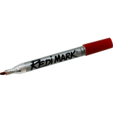 Dixon® Redimark Permanent Markers Red 12/box