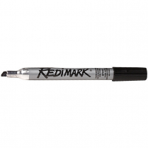 Dixon® Redimark Permanent Markers Black 12/box