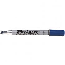 Dixon® Redimark Permanent Markers Blue 12/box