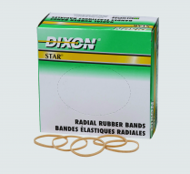 Dixon Star Radial Rubber Bands #10 1/4lb box (113g 4oz)