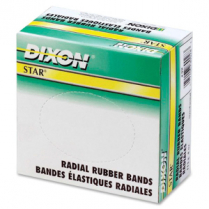 Dixon Star Radial Rubber Bands #18 1/4lb box (113g 4oz)
