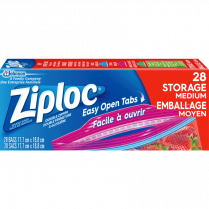 Ziploc® Storage Bags Medium 28/box