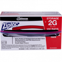 Ziploc® Storage Bags 2 gallons 100/box