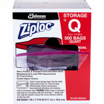 Ziploc® Storage Bags 1 quart 500/box