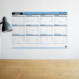 Day-Timer® Reversible Flexible Vertical/Horizontal Planner 24" x 36" Bilingual