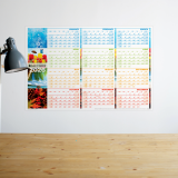 Day-Timer® Reversible Flexible Planner Seasonal/Horizontal 24"x36" Bilingual