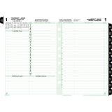 Day-Timer® Refill Daily Desk Size 2 Page Per Day Bilingual