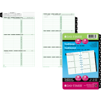 Day-Timer® Refill Weekly Desk Size 2 Page Per Week Bilingual