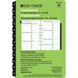 Day-Timer® Refill Weekly Desk Size 2 Page Per Week Bilingual