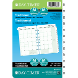 Day-Timer® Refill Monthly Desk Size 2 Page Per Month Bilingual