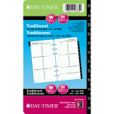 Day-Timer Portable 2 Page Per Week Refill Bilingual 3-3/4" x 6-3/4"