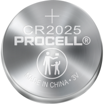 CR2025 3V BATTERIES 5/STRIP DURACELL PROCELL 2025 LITHIUM