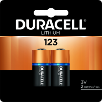 BATTERIES DURACELL 3V LITHIUM 2/PKG PHOTO 123 41333212104