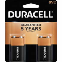 BATTERY ALKALINE 9 VOLT 2/PACK 