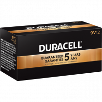BATTERIES DURACELL 9V 12/BOX 