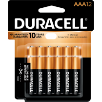 BATTERIES DURACELL AAA 12/PACK 41333000305 5001525