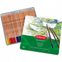 Derwent Academy® Watercolour Pencils Assorted Colours 24/pkg
