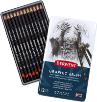 Derwent Graphic Pencils Design 12/Set