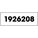 DYMO® D1™ Polyester Replacement Tapes 1/2" Black on White 2/pkg