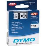 DYMO® D1™ Polyester Replacement Tape 3/8" Black on White