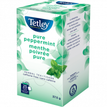 PEPPERMINT TEA 25/BOX TETLEY TEA 15TE130-PURP/MNT25C