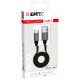 Emtec™ Charging Cables USB-A-Lightning Cable 4'