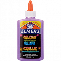 Elmer's® Glow in the Dark Pourable Glue 147ml Purple