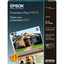 Epson® Presentation Paper 90B Letter 100/pkg