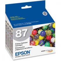Epson 87 Inkjet Cartridge Gloss Optimizer 87 4/pkg