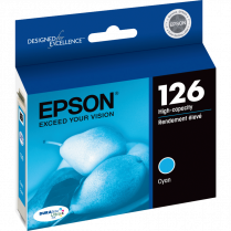 Epson® 126 Inkjet Cartridge High Capacity Cyan