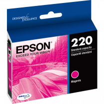 INK CARTRIDGE EPSON 220 MAGENT T220320-S 165PG YIELD