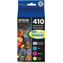 Epson® 410 Inkjet Cartridges Photo Black & Colours 4/pkg