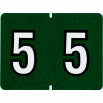 Pendaflex® Numeric Labels #5 Dark Green 500/box