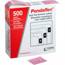 Pendaflex® Numeric Labels #8 Lilac 500/box