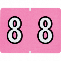 Pendaflex® Numeric Labels #8 Lilac 500/box