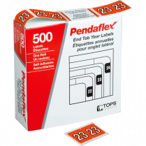 Pendaflex® Labels Year 2023 Orange 500/box