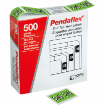 Pendaflex® Labels Year 2024 Light Green 500/box