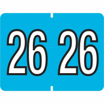 Pendaflex® Labels Year 2026 Light Blue 500/box