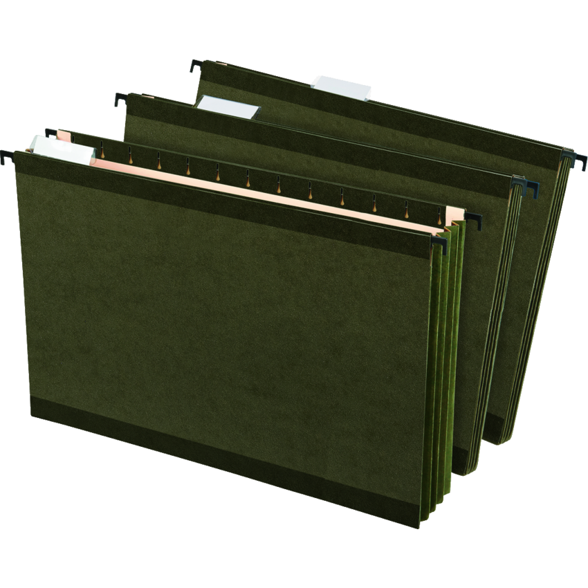 Pendaflex® SureHook™ Hanging File Pockets Legal Standard Green 4/pkg Monk  Office