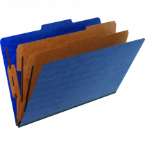Pendaflex® Moisture Resistant Coloured Classification Folders Legal Blue