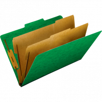 Pendaflex® Moisture Resistant Coloured Classification Folders Legal Green