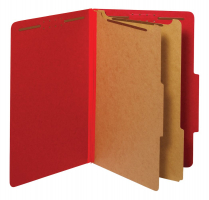 Pendaflex® Moisture Resistant Coloured Classification Folders Legal Scarlet