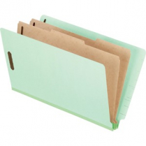 Pendaflex® Pressboard Shelf Classification Folder Legal Pale Green Single