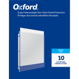 Oxford® Page Protectors Matte 4 mil Letter 10/pkg