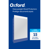 Oxford® Heavyweight Sheet Protectors 8-1/2 x 5-1/2 15/pkg